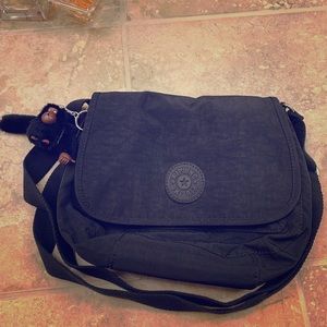 Black nylon Kipling crossbody